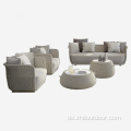 Outdoor Sofa Wasserdichte Rattan-Möbel Big Seil Sofa